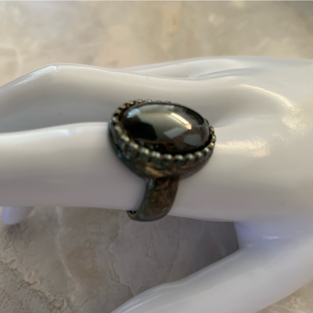 Hematite Stone Ring - image 3